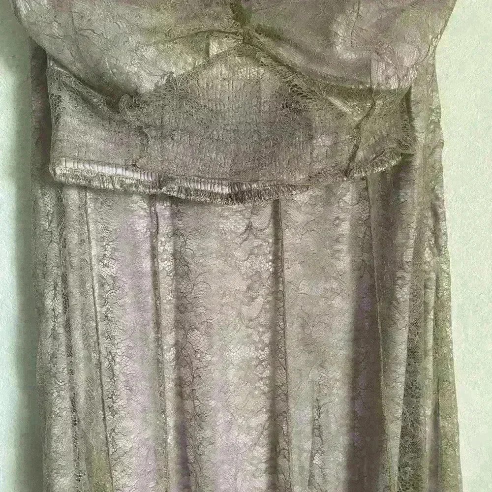 Free People Shape Up Your Set Boho Lace Sandy Pink Combo Fairy Maxi Skirt Size S - Picture 3 of 16